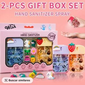 Wish Hand Sanitizer Gift Box Set - Pink, Blue, Yellow
